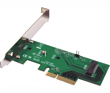 M2 PCIe SSD adapter (model: ADM2PX4)